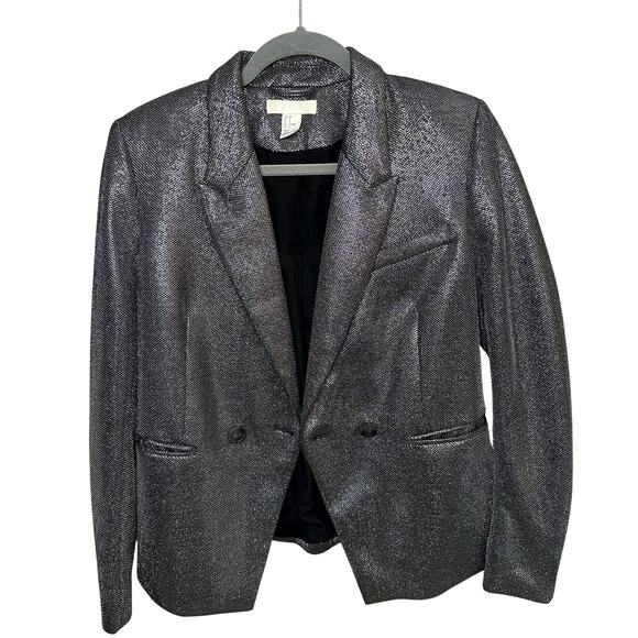 Silver Sparkly Blazer - Size 8 - Picture 1 of 4